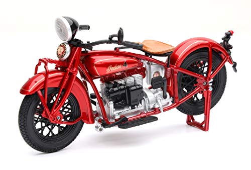 New Ray Toys 1930 Indian 4 Red 1/12 Diecast Motorcycle Model 58223