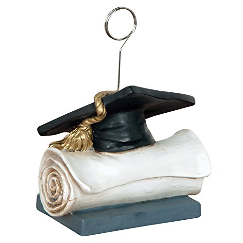Beistle Grad Cap Photo/Balloon Holder Party Accessory (1 count)