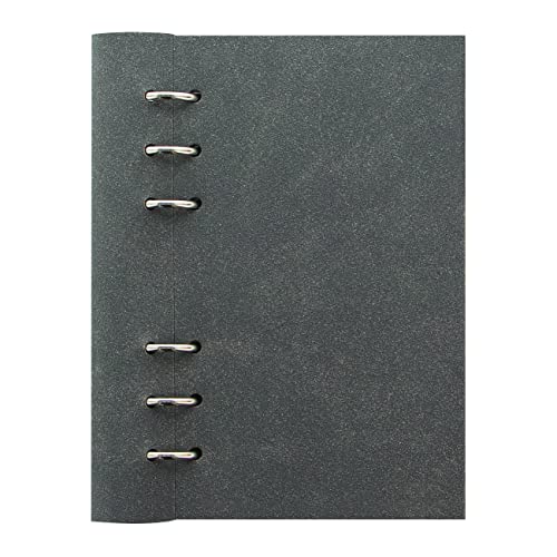 Rediform Filofax Clipbook, Personal Size, Architexture Collection, Refillable Notebook, 5.375" x 6.875", Concrete (B143006)