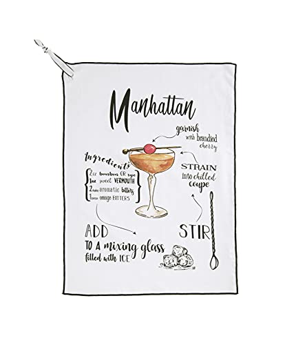 Shiraleah Manhattan Tea Towel,White