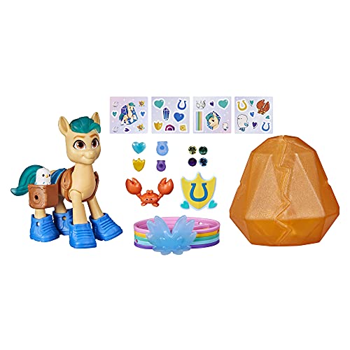 Hasbro My Little Pony: A New Generation Movie Crystal Adventure Hitch Trailblazer¬¨¬®‚Äö√Ñ‚Ä†- 3-Inch Pony Toy with Surprise Accessories, Friendship Bracelet