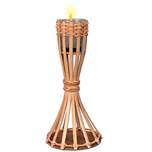 Beistle Tabletop Bamboo Torch (candle included) Party Accessory (1 count) (1/Pkg)