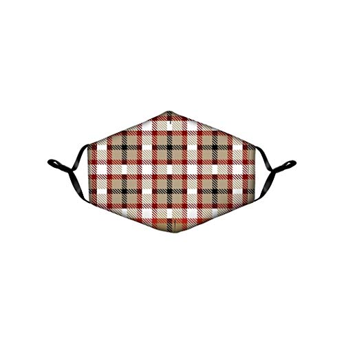 Spoontiques 18054 Face Mask (Plaid)