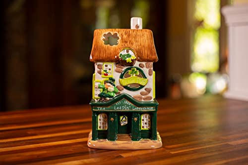 Blue Sky Clayworks Clayworkss Irish Pub Candle House, Multi