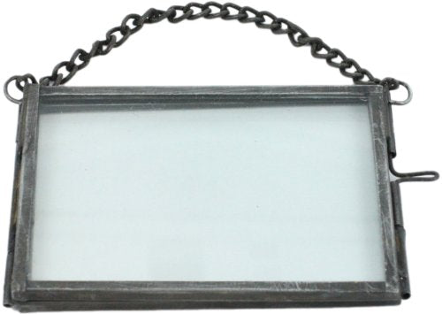 HomArt Pierre Metal 3-1/2 by 2-1/2-Inch Ornament Picture Frame