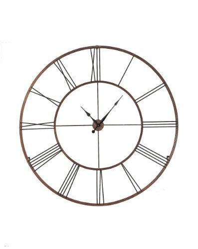 Ganz Roman Numeral Wall Clock Iron