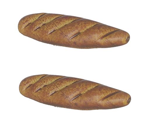Aztec Imports Dollhouse Miniature set of 2 Long French Breads