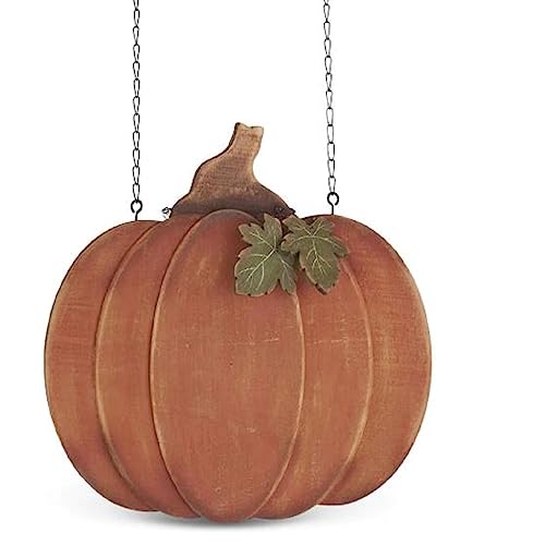 K&K Interiors Rustic Wooden Orange Pumpkin Arrow Replacement Sign
