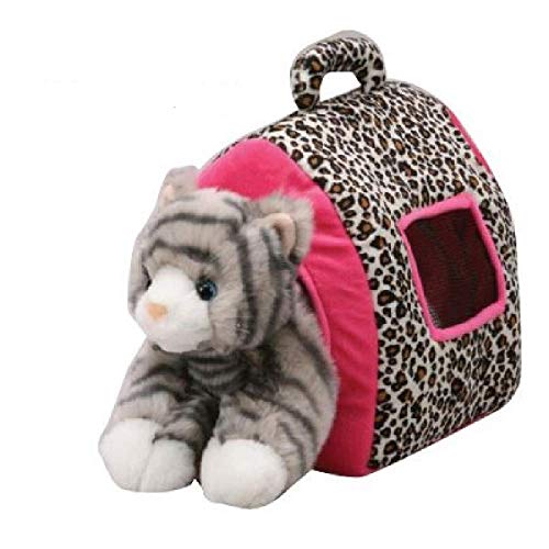 Unipak 5558SCS-1 Grey Cat in Animal House, 10-inch Height
