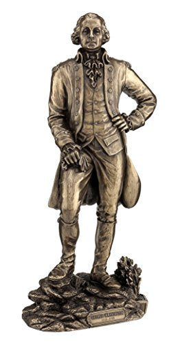 Religious Gifts First President George Washington 11 Inch Cold Cast Bronze Statue Political Decoration