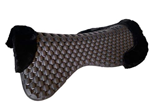 Acavallo Piuma Air Release Featherlight Pad Cut-Out Eco Wool - Charcoal with Black Wool - AC188
