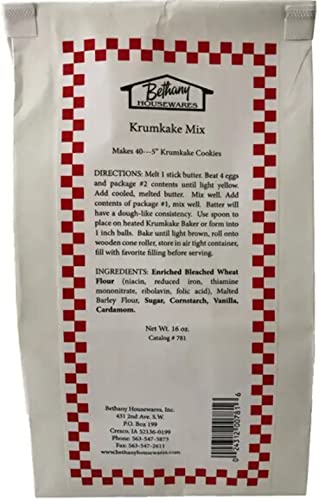 Bethany Housewares 781 Krumkake Mix 16 oz