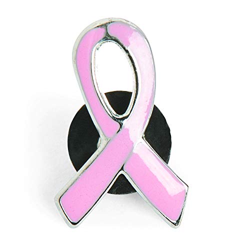 Fun Express Breast Cancer Awareness Pins - 12 Pieces
