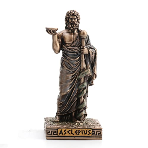 Unicorn Studio Veronese Design Asclepius Greek God of Medicine Resin Hand Painted Miniature Figurine