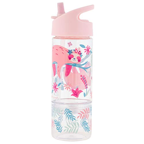 STEPHEN JOSEPH SIP and Snack Sloth Bottle Combo Bottle 350ml + Snack Cup 104ml