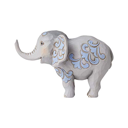 Enesco Jim Shore Heartwood Creek Mini Elephant Figurine, 3.5", Multicolor