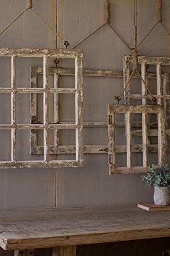 Kalalou CCG1464 Window Frame Wall Art, Set of 4