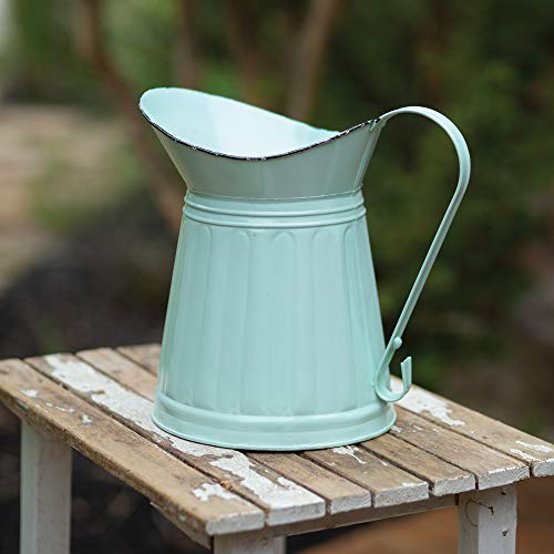 CTW Home Collection 370454 Milk Pitcher, 11.5 inch Height, Seafoam
