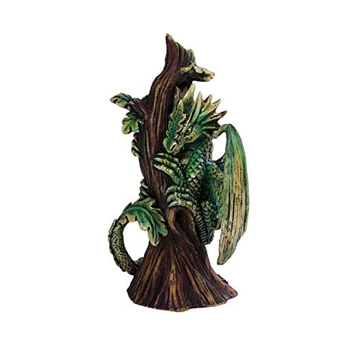 Pacific Trading Giftware Anne Stokes Age of Dragons Forest Tree Dragon Home Tabletop Decorative Resin Figurine