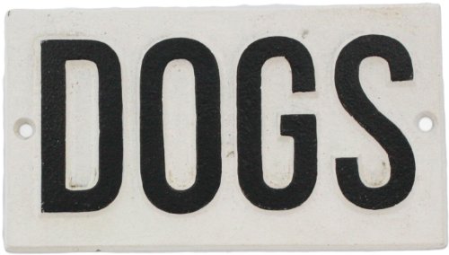 HomArt Cast-Iron Dogs Sign