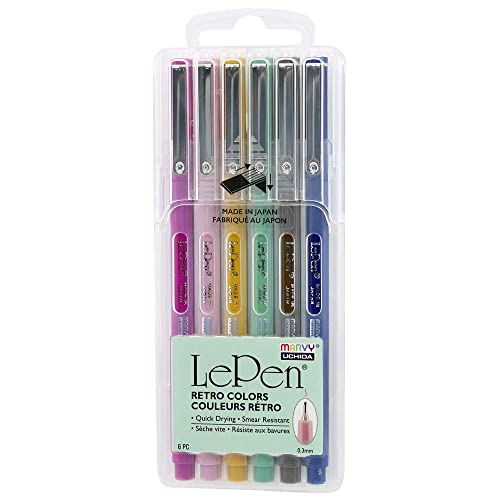 Uchida Le Pen Retro Set 6/Pkg-43006R