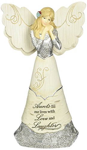 Elements Aunt Angel Figurine by Pavilion, 6-Inch, Inscription Aunts Fill Our Lives with Love and Laughter