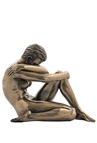 Unicorn Studio 5.5 Inch Figure Female Nude Sits Hand on Shoulder Display Decor