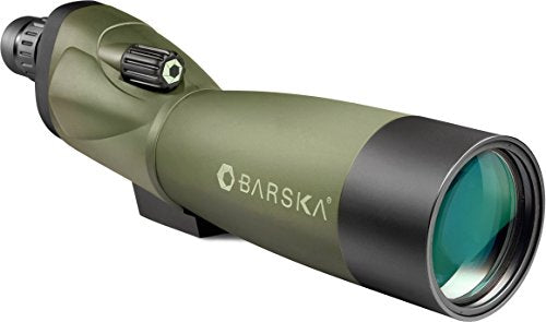 BARSKA Blackhawk 20-60x70 Waterproof Straight Spotting Scope w/ Tripod, Soft Carry Case & Premium Hard Case