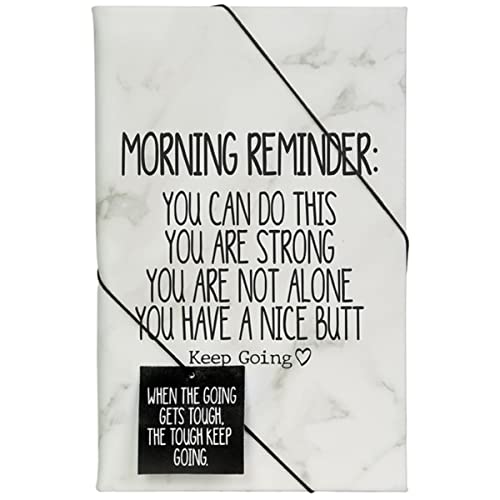 Carson Home 24931 Keep Going Collection Journal with Tag, 8.25-inch Height
