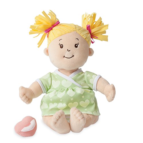 Manhattan Toy Baby Stella Blonde Soft First Baby Doll for Ages 1 Year and Up, 15"