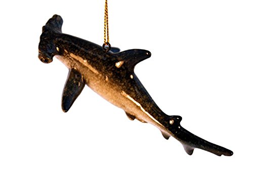 Unison Gifts StealStreet YXF-178 5" Hammerhead Shark Aquatic Life Ceramic Decorative Ornament, Grey