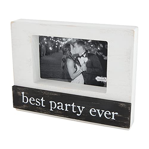 Mud Pie Wedding Block Frame,4 X 6, Best Party Ever