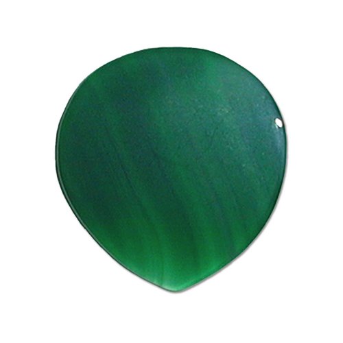 Osiamo Pickboy Exotic Pick, Round, Green, Stone, 1 pick