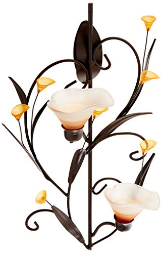 Sigma SLC KOEHLER 10015809 Amber Lilies Candle Wall Sconce
