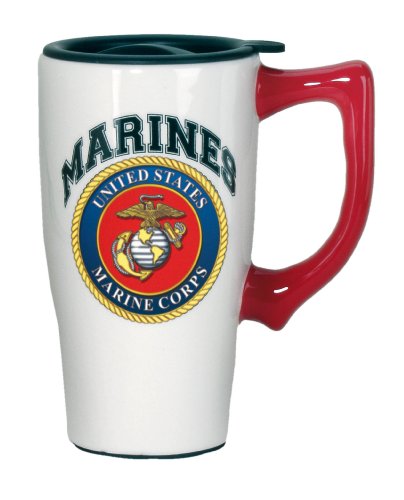 Spoontiques Marines Travel Mug, White