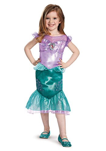 Disguise Ariel Toddler Classic Costume, Large (4-6x)