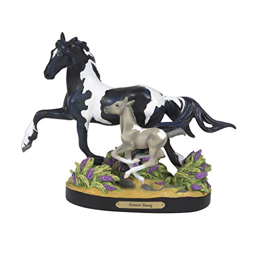 Enesco Trail of Painted Ponies Forever Young Horse Figurine, 9 Inch, Multicolor