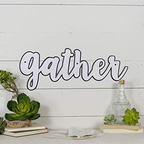 VIP FC1013 Word Gather Wall Decor, 24-inch Width, Metal