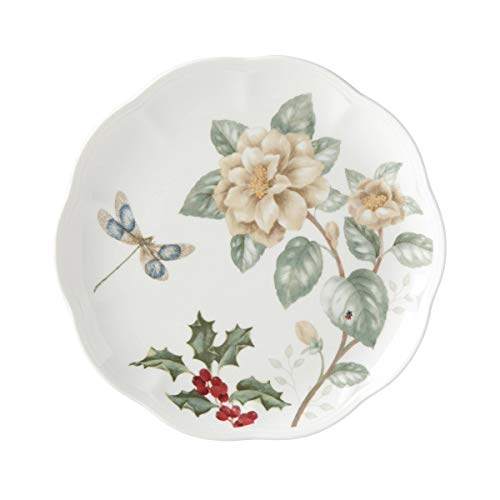 Lenox 884599 Butterfly Meadow Jasmine Accent Plate, 1.04 LB, Red