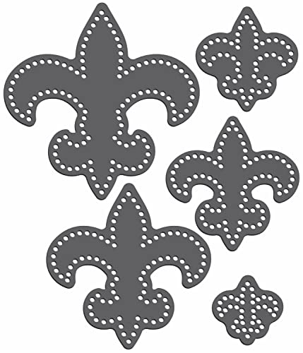 Rhinestone Genie Fleur DI LIS 001 Magnetic Rhinestone Template, Black