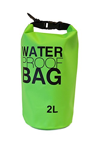 Calla 2113 Waterproof Dry Bag, 2 Liters, Green