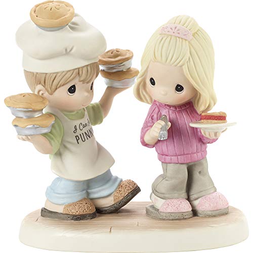 Precious Moments Couple with Pies Figurine, Multi