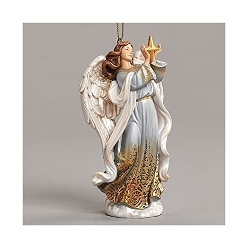Roman 633358 Joseph's Studio Angel Gold Ombre Hanging Ornament, 4.75-inch Height