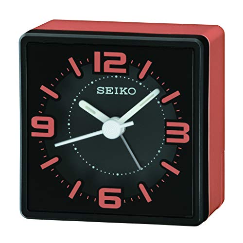 Seiko Sei Bedside Alarm Clock, Orange