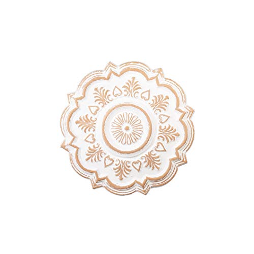 Ganz CB174132 Small Embossed Terracotta Medallion Wall Decor, 19-inch Height, Metal