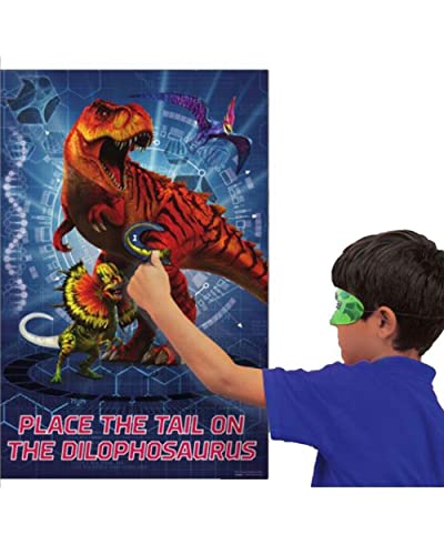 Amscan Jurassic World Tailing Party Game Set, 10 Pc.