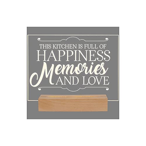 Carson 33316 Kitchen LED Decorative Sign, 7.75-inch Height