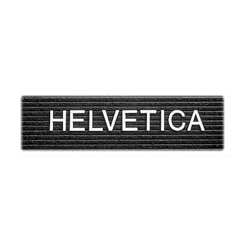ACCO (Office) Quartet 0.5 Inch Characters for Plastic Letter Boards, Helvetica Font, 144 Characters per Set, White (F1/2)