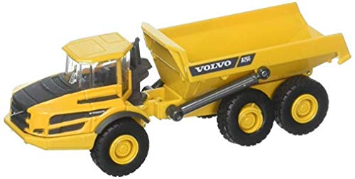 New Ray Toys- Dumper BTP Volvo 1/50EME, 32103, Yellow