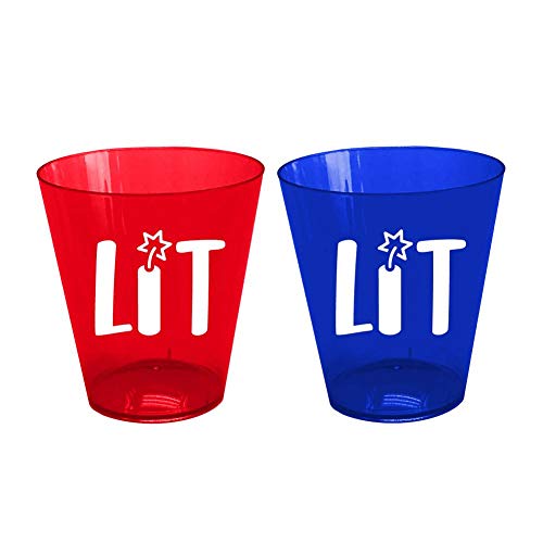 Amscan Lit Party Shot Glasses Set - 40 pcs